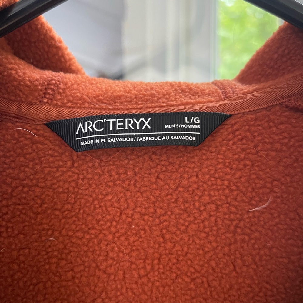 Arc'teryx Burnt Orange Fleece Jacket - Picture 2 of 4